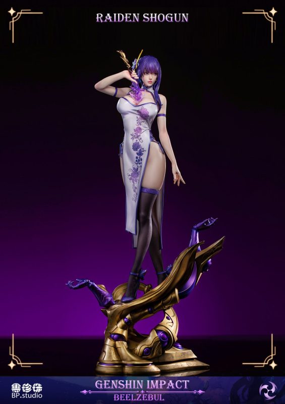 【Pre-order】Raiden Shogun Beelzebub ver AB GK Resin Statue 1/4 Scale Black Pearl Studio