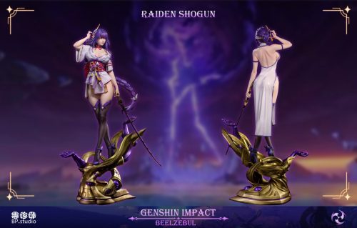 【Pre-order】Raiden Shogun Beelzebub ver AB GK Resin Statue 1/4 Scale Black Pearl Studio