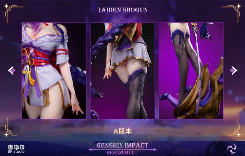 【Pre-order】Raiden Shogun Beelzebub ver AB GK Resin Statue 1/4 Scale Black Pearl Studio