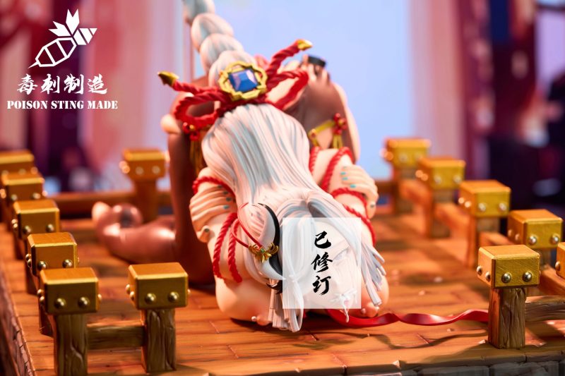 【Pre-order】Genshin Impact White Sow Shenhe GK Resin Statue 1/4 Scale Poison Sting Made Studio