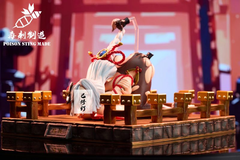 【Pre-order】Genshin Impact White Sow Shenhe GK Resin Statue 1/4 Scale Poison Sting Made Studio