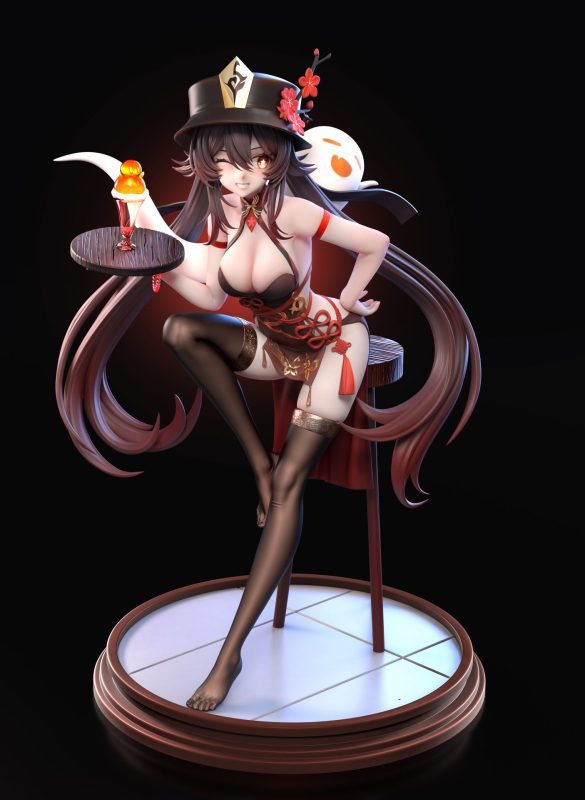 【Pre-order】Genshin Impact Hu Tao GK Resin Statue 1/6 Scale Lihui Studio