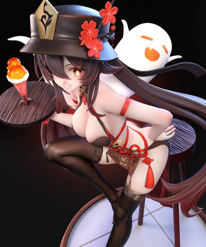 【Pre-order】Genshin Impact Hu Tao GK Resin Statue 1/6 Scale Lihui Studio