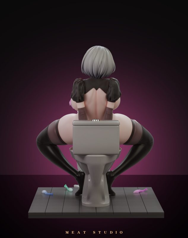 【Pre-order】Nier Automata: NieR 2B GK Resin Statue 1/4 Scale Meat Studio