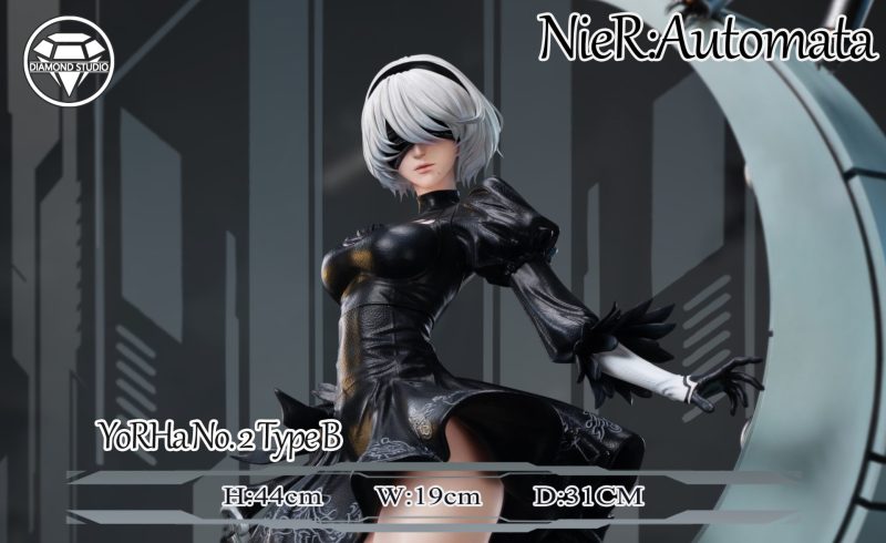 【Pre-order】Nier Automata 2B GK Resin Statue 1/6 Scale Diamond Studio