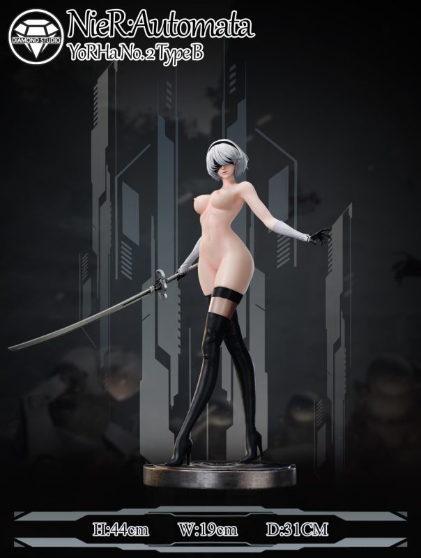 【Pre-order】Nier Automata 2B GK Resin Statue 1/6 Scale Diamond Studio
