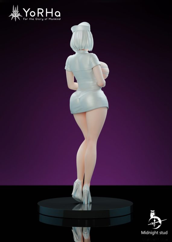 【Pre-order】NieR: Automata Nurse 2B GK Resin Statue 1/4 Scale Midnight Studio