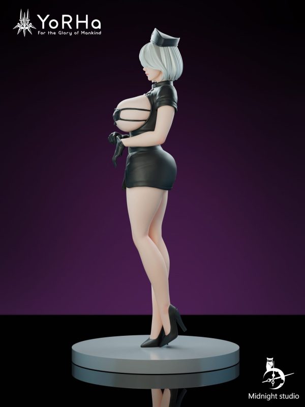 【Pre-order】NieR: Automata Nurse 2B GK Resin Statue 1/4 Scale Midnight Studio
