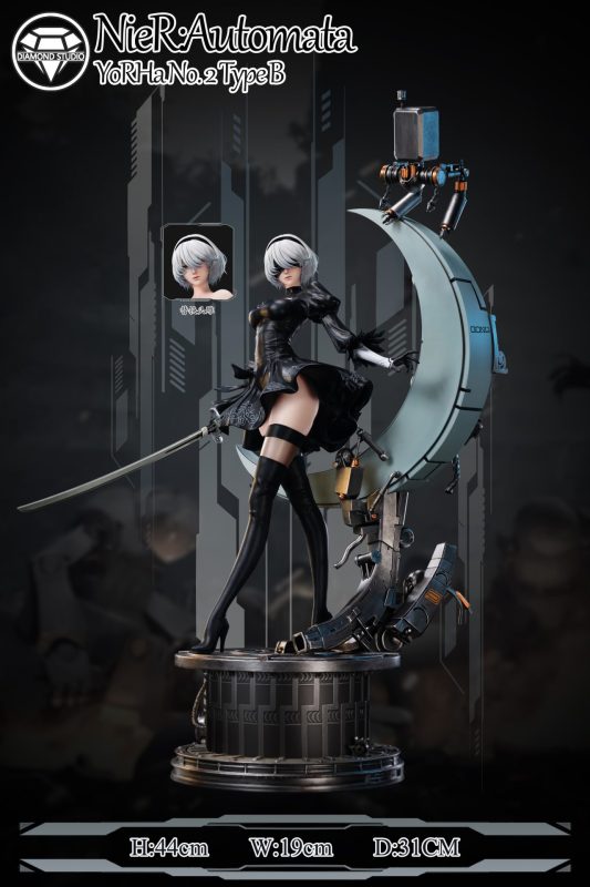 【Pre-order】Nier Automata 2B GK Resin Statue 1/6 Scale Diamond Studio