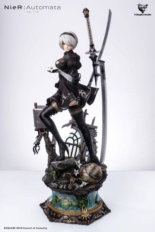 【Pre-order】NieR: Automata 2B Licensed Resin Statue 1/4 Scale Trieagles Studio