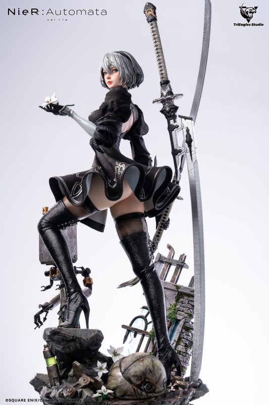 【Pre-order】NieR: Automata 2B Licensed Resin Statue 1/4 Scale Trieagles Studio