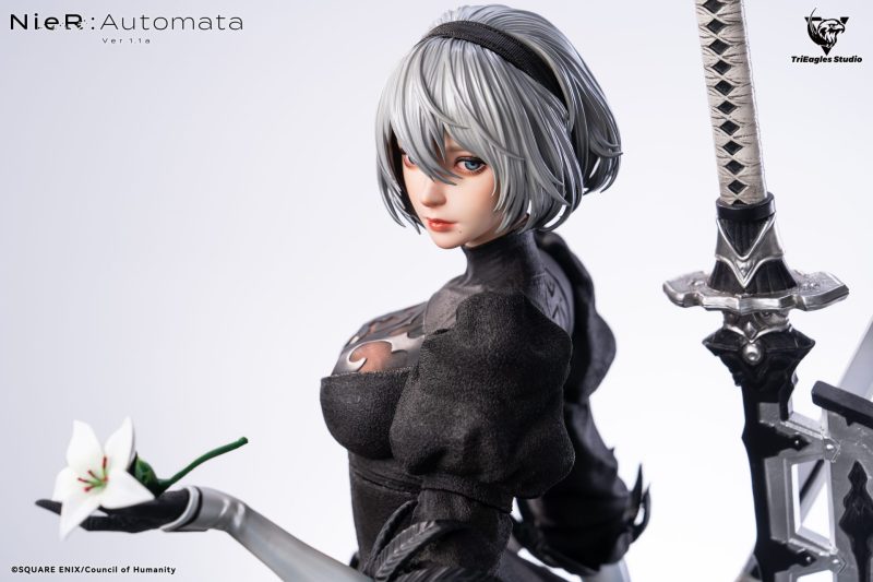 【Pre-order】NieR: Automata 2B Licensed Resin Statue 1/4 Scale Trieagles Studio