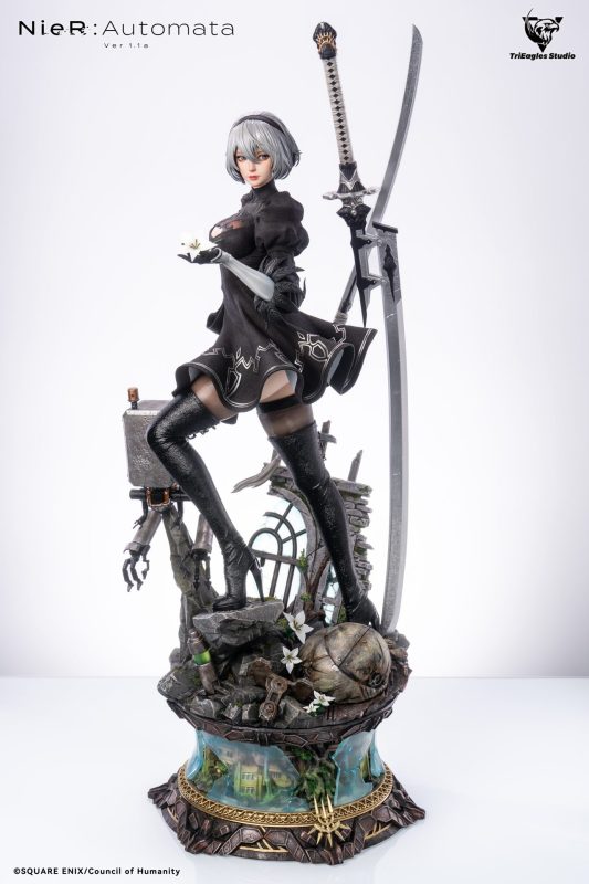 【Pre-order】NieR: Automata 2B Licensed Resin Statue 1/4 Scale Trieagles Studio