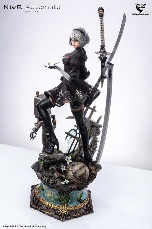 【Pre-order】NieR: Automata 2B Licensed Resin Statue 1/4 Scale Trieagles Studio