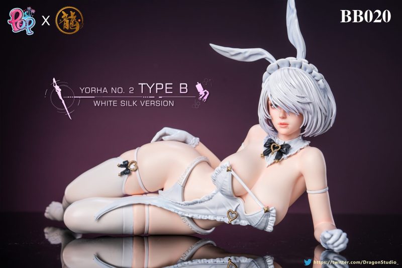 【Pre-order】NieR: Automata 2B BB020 Resin Statue 1/4 Scale Dragon x POP Studio