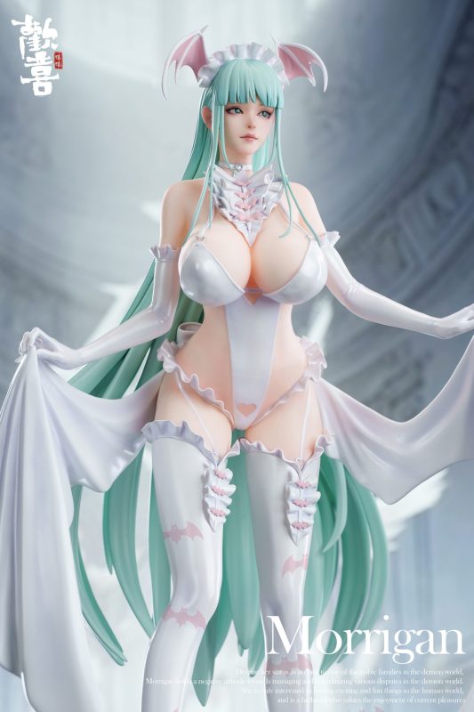 【Pre-order】Darkstalkers Morrigan Aensland Resin Statue Resin 1/4 Scale Huan Xi Studio