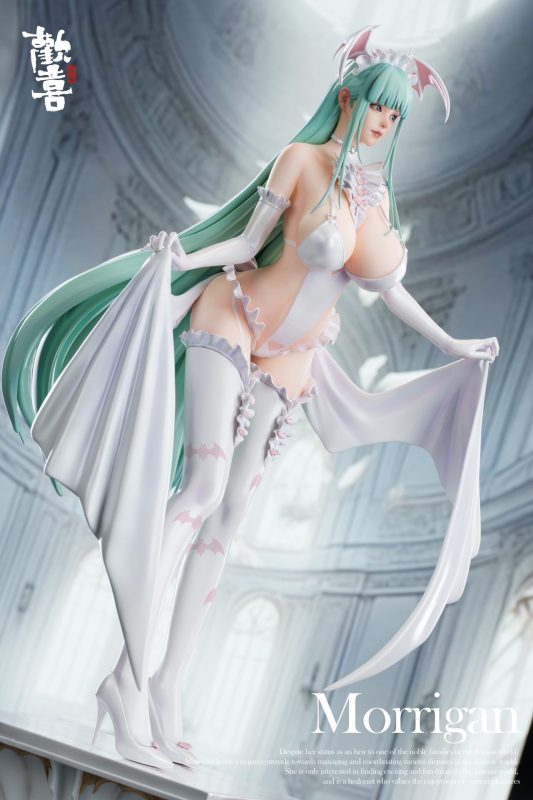 【Pre-order】Darkstalkers Morrigan Aensland Resin Statue Resin 1/4 Scale Huan Xi Studio