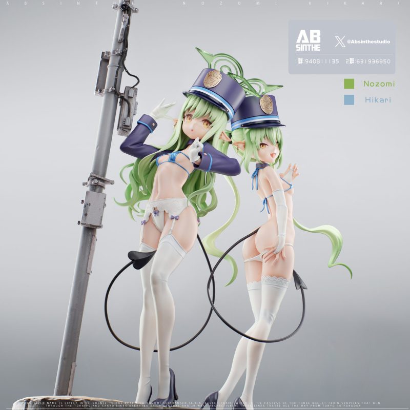 【Pre-order】Blue Archive Hikari & Nozomi GK Resin Statue 1/6 Scale ABsinthe Studio