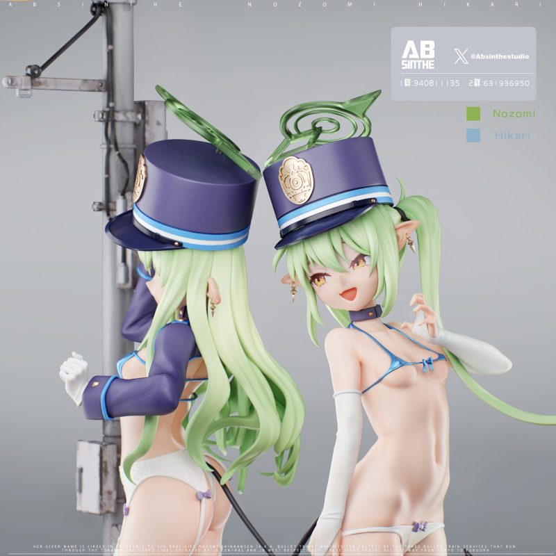 【Pre-order】Blue Archive Hikari & Nozomi GK Resin Statue 1/6 Scale ABsinthe Studio
