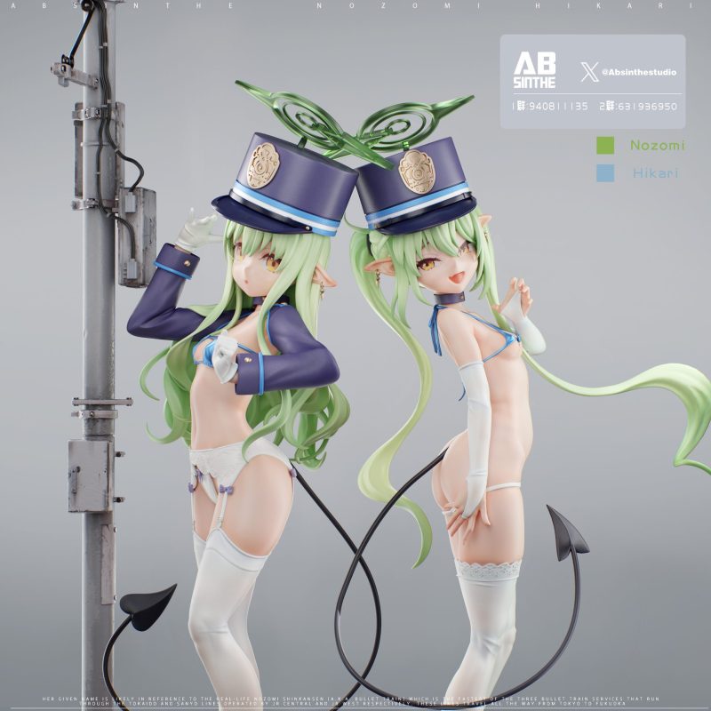 【Pre-order】Blue Archive Hikari & Nozomi GK Resin Statue 1/6 Scale ABsinthe Studio