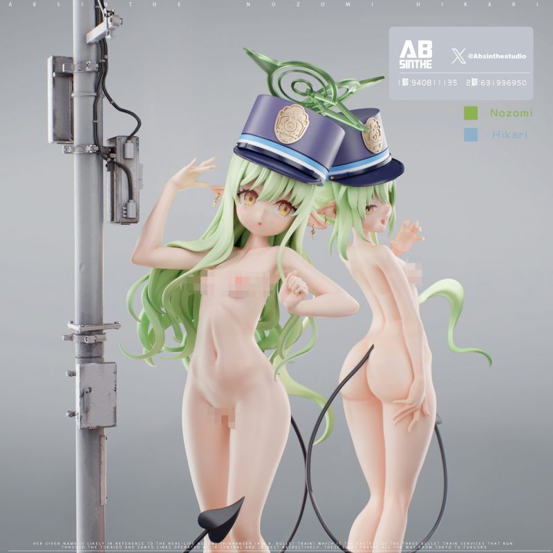 【Pre-order】Blue Archive Hikari & Nozomi GK Resin Statue 1/6 Scale ABsinthe Studio