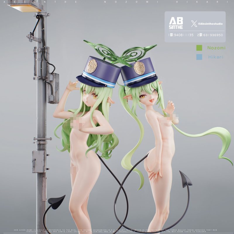 【Pre-order】Blue Archive Hikari & Nozomi GK Resin Statue 1/6 Scale ABsinthe Studio