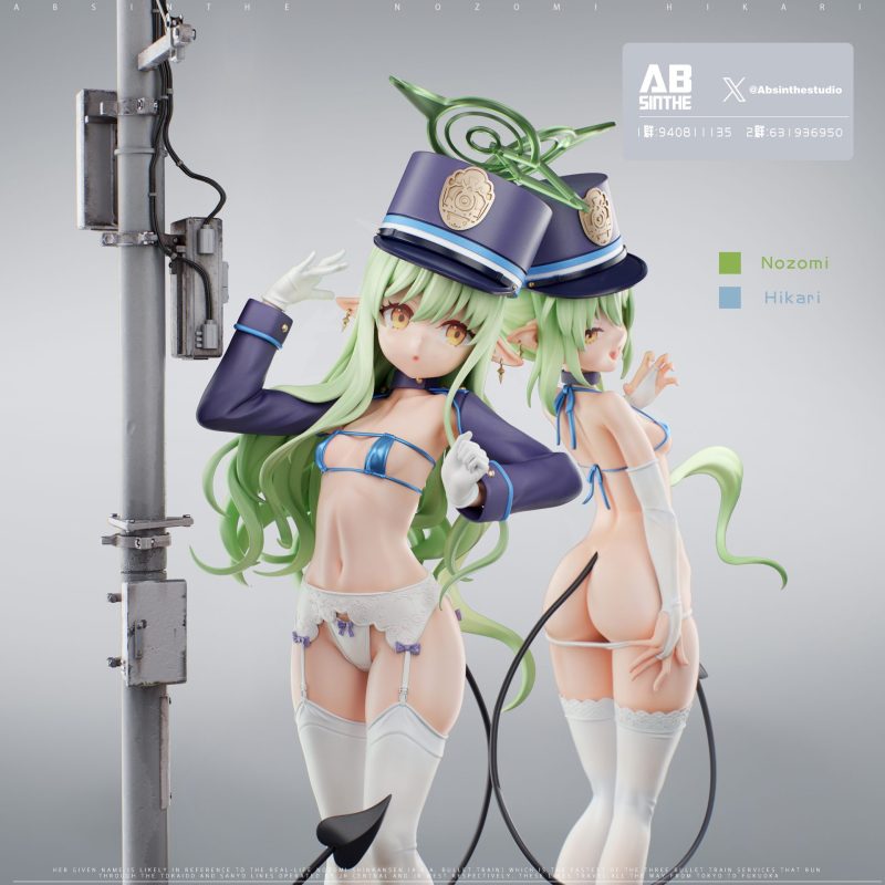 【Pre-order】Blue Archive Hikari & Nozomi GK Resin Statue 1/6 Scale ABsinthe Studio