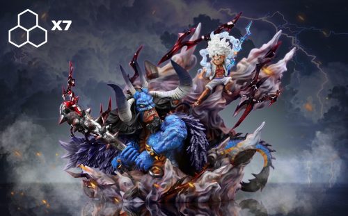 【Pre-order】One Piece Kaido VS Monkey D. Luffy GK Resin Statue X7 Studio