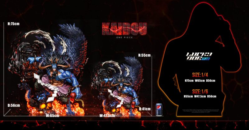 【Pre-order】One Piece Kaido GK Resin Statue 1/6 & 1/4 Lucky Dog Studio