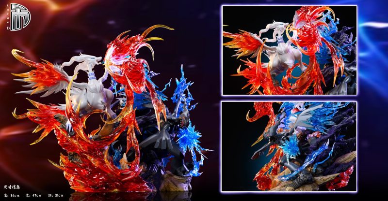 【Pre-order】Pokemon zekrom vs reshiram GK Resin Statue 1/20 Scale Large D Studio