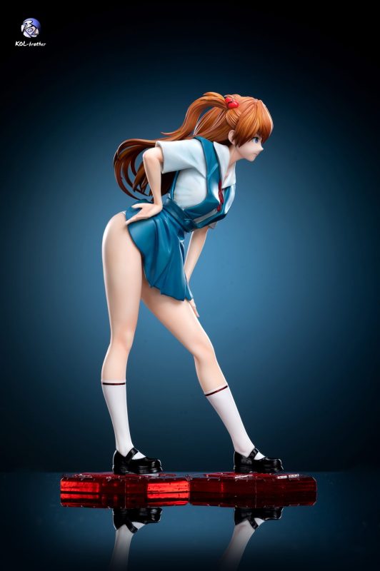 【Pre-order】Neon Genesis Evangelion Classic school uniform Asuka GK Resin Statue 1/6 Scale Kol brother Studio