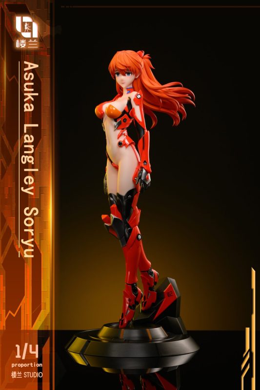 【Pre-order】Neon Genesis Evangelion Mecha Soryu Asuka Langley GK Resin Statue 1/4 & 1/6 Scale Loulan Studio