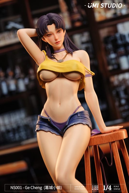【Pre-order】Neon Genesis Evangelion NS001 Katsuragi Misato GK Resin Statue 1/4 Scale UMI Studio