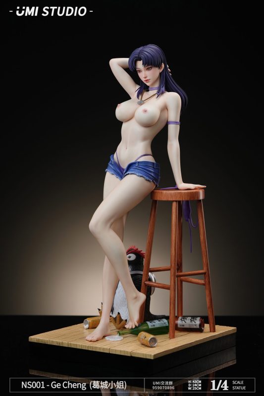 【Pre-order】Neon Genesis Evangelion NS001 Katsuragi Misato GK Resin Statue 1/4 Scale UMI Studio