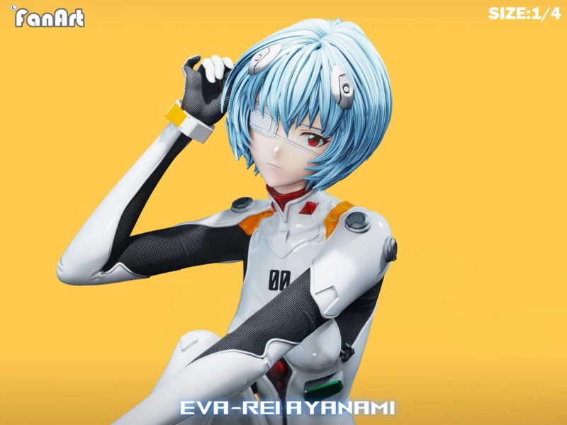 【Pre-order】Neon Genesis Evangelion Rei Ayanami GK Resin Statue 1/4 Scale Fanart Studio