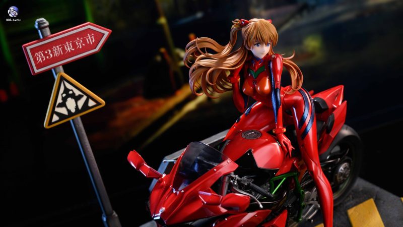 【Pre-order】Neon Genesis Evangelion Motorcycle Asuka GK Resin Statue 1/6 Scale KOL Studio
