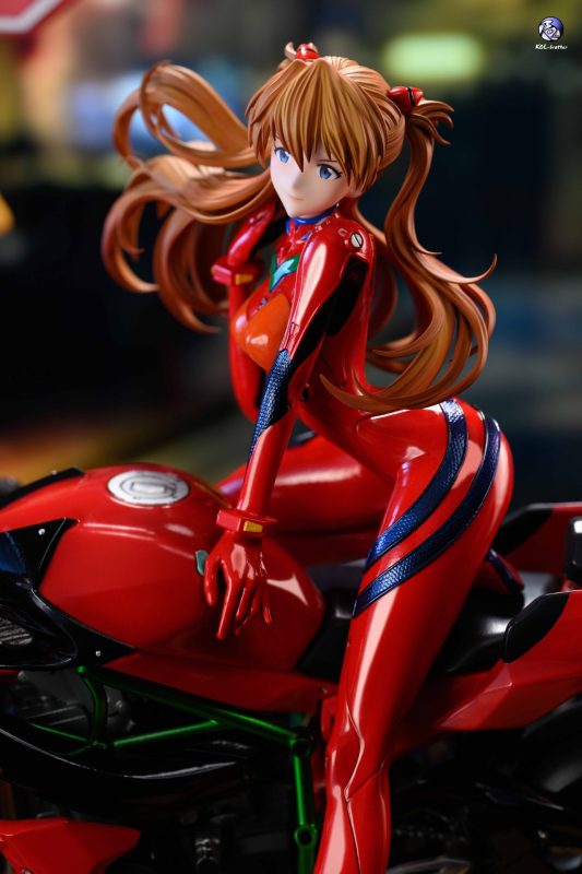 【Pre-order】Neon Genesis Evangelion Motorcycle Asuka GK Resin Statue 1/6 Scale KOL Studio