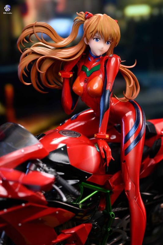 【Pre-order】Neon Genesis Evangelion Motorcycle Asuka GK Resin Statue 1/6 Scale KOL Studio