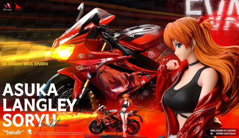 【Pre-order】Neon Genesis Evangelion Motorcycle Asuka GK Resin Statue SX x Miss Studio