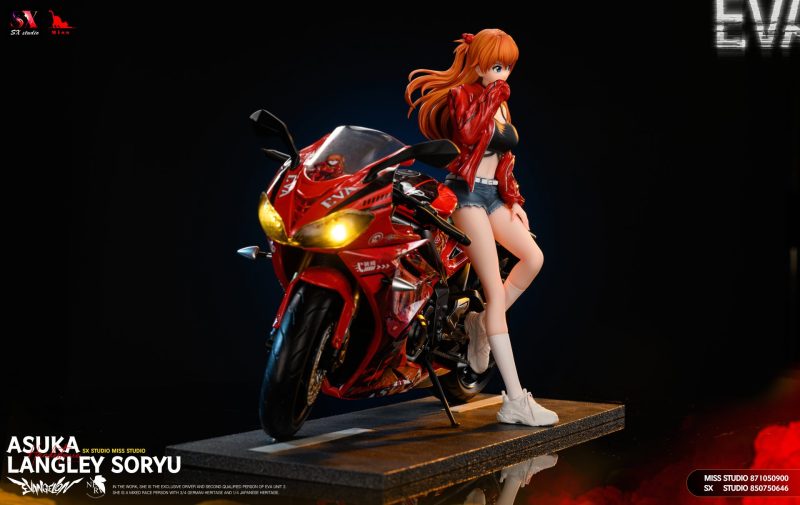 【Pre-order】Neon Genesis Evangelion Motorcycle Asuka GK Resin Statue SX x Miss Studio