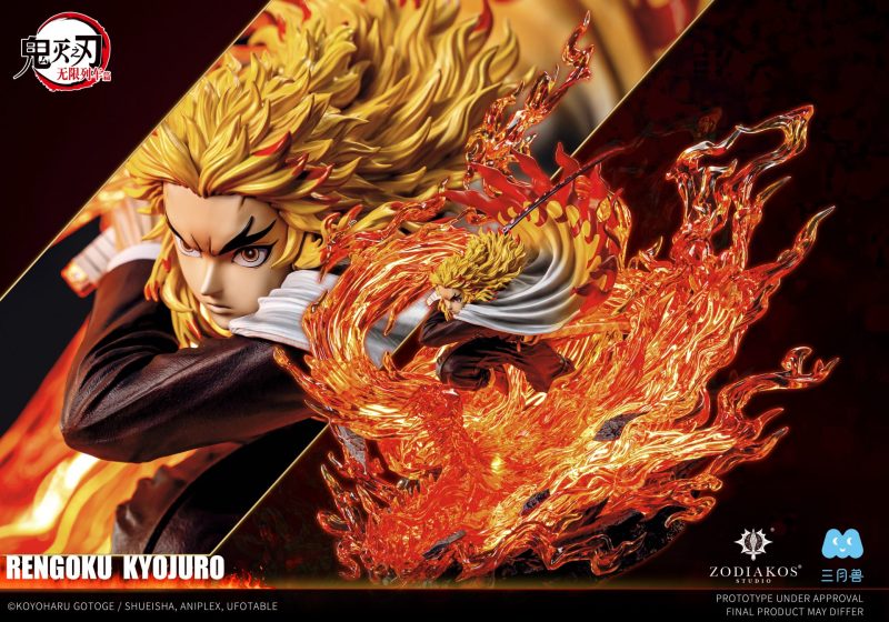 【Pre-order】Demon Slayer Rengoku Kyojuro GK Resin Statue 1/6 Scale Zodiakos Studio