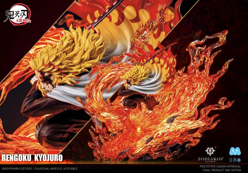 【Pre-order】Demon Slayer Rengoku Kyojuro GK Resin Statue 1/6 Scale Zodiakos Studio