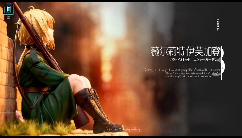 【Pre-order】Violet Evergarden Military Uniform Violet GK Resin Statue 1/6 Scale Echo Studio