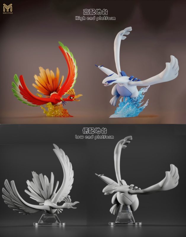 【Pre-order】Legendary Series #3 Lugia & Ho-Oh GK Resin Statue 1/20 Scale MINE Studio