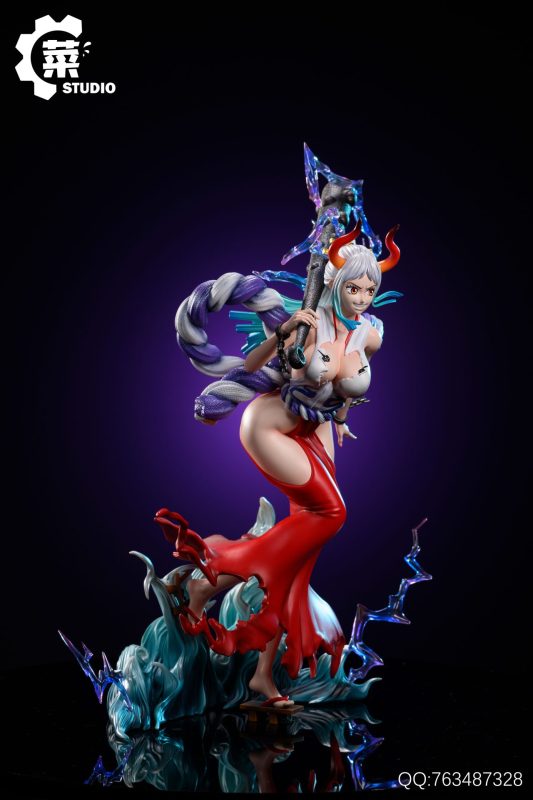 【In stock】One Piece Yamato GK Resin Statue POP Scale Cai Studio