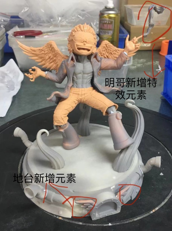 【Pre-order】One Piece Seraphim Mihawk & Doflamingo GK Resin Statue ATT Studio