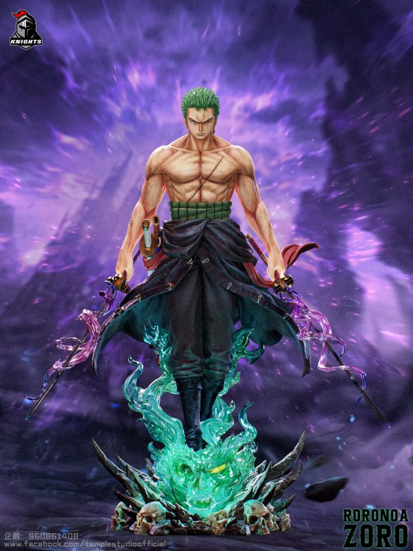 【Pre-order】One Piece Zoro GK Resin Statue Knights League Temple Studio