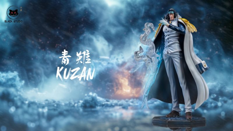 【Pre-order】One Piece Marine Series Completion Resonance 20th Marine Kuzan & Borsalino GK Resin Statue Black Studio