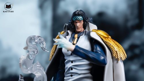 【Pre-order】One Piece Marine Series Completion Resonance 20th Marine Kuzan & Borsalino GK Resin Statue Black Studio