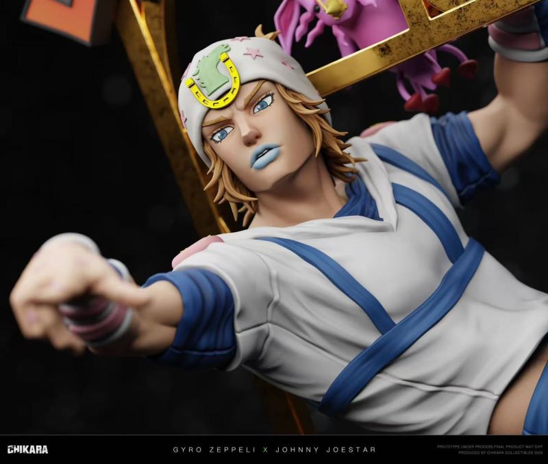 【Pre-order】JoJo's Bizarre Johnny Joestar & Gyro Zeppeli Resin Statue CHIKARA Studio